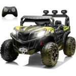 Two-seater electric car OEM 398/children's electric cars with remote control/electric car for older children with lights and sound effects