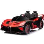 Детский электромобиль Bugatti 806-R/Детские электромобили с дистанционным управлением/Детский электромобиль с фарами