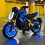 საბავშვო ელექტრო მოტოციკლი 800rc/ბავშვის ელექტრო სამბორბლიანი მოტოციკლი/საბავშვო ელექტრო მოტოციკლეტები/ელექტრო მოტოციკლი ბავშვებისთვის განათებით (საბავშვო ელექტრომობილი) - Image 4