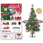 Рождественский поезд с подсветкой и музыкой (елочное украшение, можно повесить на елку) Новогодняя игрушка / Новогодние игрушки / Новогодние поезда / Новогодний поезд