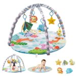 Детский игровой коврик с аксессуарами / Многофункциональная игровая зона для малышей / Детский игровой коврик / Мягкий детский коврик / Зона развлечений для малышей / Детские развивающие игровые коврики