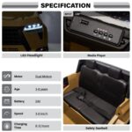 საბავშვო ელექტრო მანქანა Lexus ULT-6699-2/ბავშვის ელექტრო მანქანა/საბავშვო ელექტრო მანქანები დისტანციური მართვის პულტით/ელექტრო მანქანა ბავშვებისთვის განათებითა და ხმოვანი ეფექტებით - Image 5