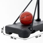 ნაკრები დასადგამი კალათბურთის ფარი +ბურთი/რეგულირებადი კალათბურთის დასადგამი/კალათბურთის ფარი სადგამზე/კალათბურთის რგოლი დაფით და სადგამით/კალათბურთის ფარები/კალათბურთის ფარი სადგამით და სიმაღლის რეგულირებით - Image 2