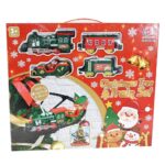 Рождественский поезд с подсветкой и музыкой (можно повесить на ёлку) Новогодняя игрушка / Новогодние игрушки / Новогодние поезда / Новогодний поезд — изображение 3