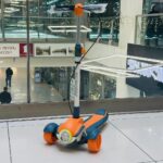 Складной детский самокат / Детские самокаты / Самокат со светодиодными фарами и музыкальным сопровождением / Детский складной самокат / Детский самокат / Трехколесный самокат — изображение 7