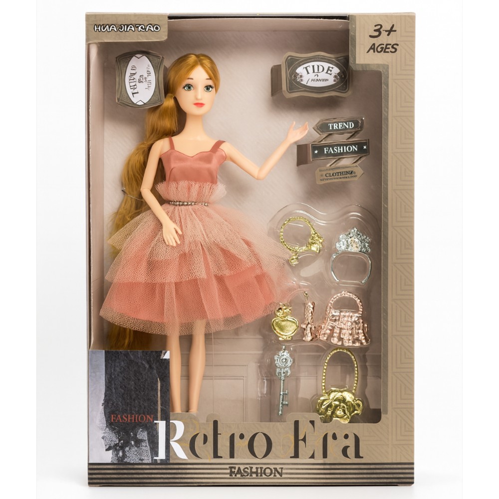 Retro Era თოჯინა / თოჯინები / თოჯინა გოგონა აქსესუარებით / ბარბის თოჯინა / თოჯინა ბარბი - Image 1