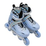 გორგოლაჭი / უნივერსალური გორგოლაჭები LED ბორბლებით / როლიკი / როლიკები (რეგულირებადი ზომები 31–38) - Image 3