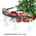 ნაკრები საშობაო მატარებელი განათებითა და მუსიკით (საშობაო ხის დეკორაცია, შესაძლებელია ნაძვის ხეზე ჩამოკიდება) / საახალწლო სათამაშო / საახალწლო სათამაშოები / საახალწლო მატარებლები / საახალწლო მატარებლი