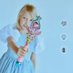 Princess wand with light / magic wand with lights and music / children's toy wand / children's magic wand / children's toy magic wand / princess wand - Image 4