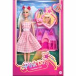 Pink Day Fashion Girl თოჯინა / თოჯინები / თოჯინა გოგონა აქსესუარებით / ბარბის თოჯინა / თოჯინა ბარბი