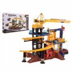 ასაწყობი საბავშვო სათამაშო / საბავშვო ასაწყობი ინტერაქტიული 3-დონიანი ავტოფარეხი სამშენებლო მოედანი + აქსესუარებით / სათამაშოები