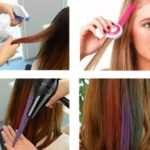 6 different colors of colored hair chalk / hair highlighting kit / hair coloring, makeup and children's beauty - Image 3