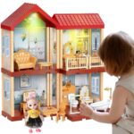 Princess house ოცნების სახლი / პრინცესას სათამაშო კომპლექტი თოჯინების სახლით / ასაწყობი სათამაშო სახლი / ასაწყობი დიდი სახლი აქსესუარებით / ასაწყობი სახლები / თოჯინის ასაწყობი სახლი / სათამაშო სახლი / ასაწყობი სათამაშო სახლები