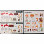 Princess house ოცნების სახლი / პრინცესას სათამაშო კომპლექტი თოჯინების სახლით / ასაწყობი სათამაშო სახლი / ასაწყობი დიდი სახლი აქსესუარებით / ასაწყობი სახლები / თოჯინის ასაწყობი სახლი / სათამაშო სახლი / ასაწყობი სათამაშო სახლები - Image 5