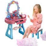 Dressing Table Princess Dream Set / საბავშვო პრინცესას მაგიდის / მაკიაჟის სათამაშოები, მაგიდა, სილამაზის სალონის სათამაშო კომპლექტი გოგონებისთვის - Image 2