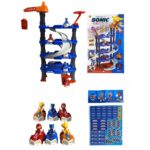 PARKING LOT SONIC ავტოსადგომი 4-დონიანი ასაწყობი ამწე-ლიფტით ესტაკადა, 6 მანქანა/ სონიკის ავტოსადგომი / საბავშვო სათამაშო პარკინგი - Image 2